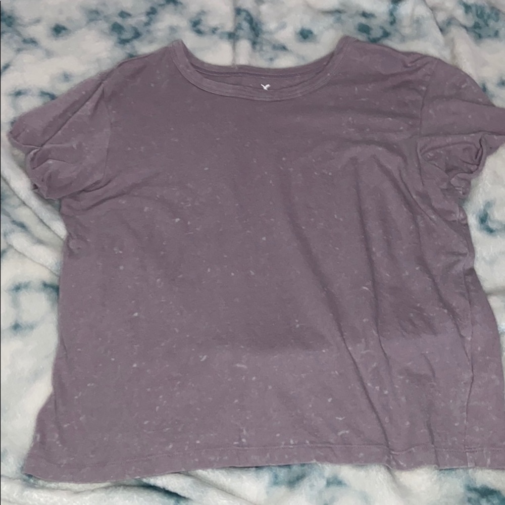 Purple shortsleeved shirt